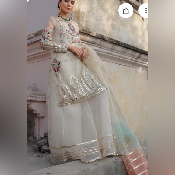 Dresses & Skirts - Embroidered Pakistani Indian fancy dress wedding party wear